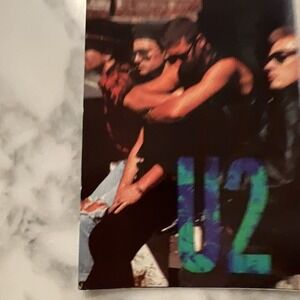 U2 Musician Band England Postcard Unused Vintage